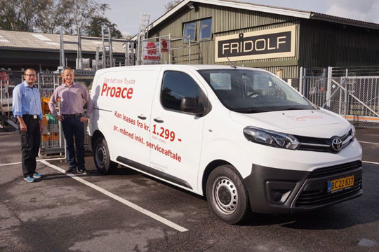 Ny Proace hos Fridolf i R�nne