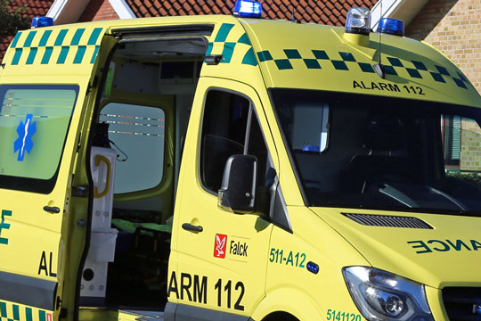 Kvinde p�k�rte varebil i R�nne