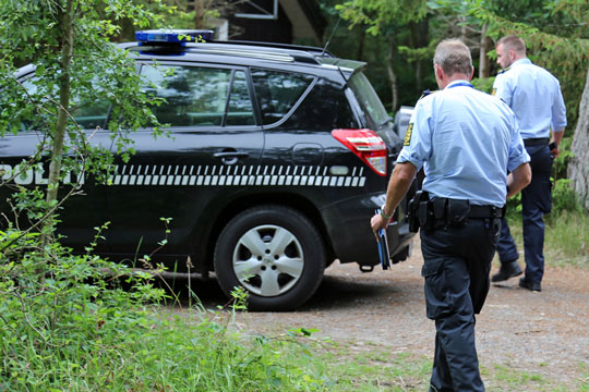 Slog sit offer med grensaks