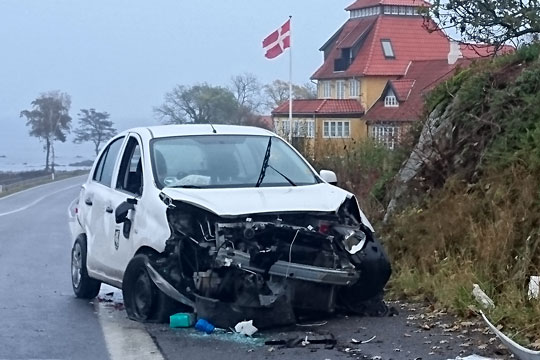 Trafikuheld ved Stammershalle