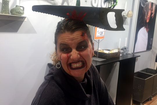 Butikscenter skabte uhygge p� hyggelig m�de