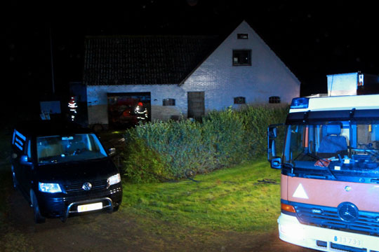 Alarm om bilbrand i Klemensker