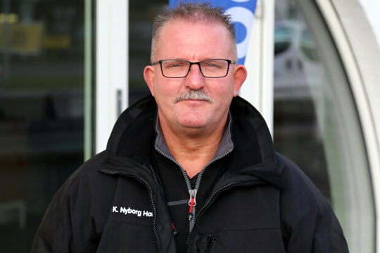 Nyans�ttelse hos K. Nyborg Hansen