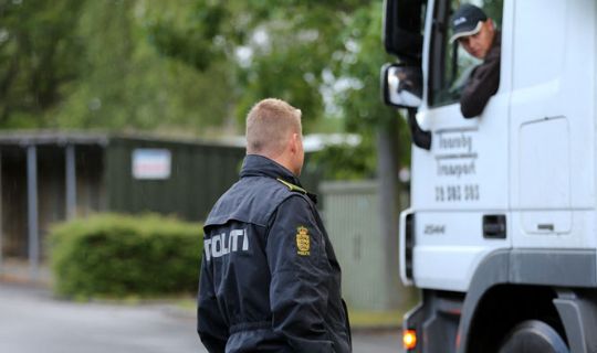 Chauff�r uden uddannelse k�rte lastbil