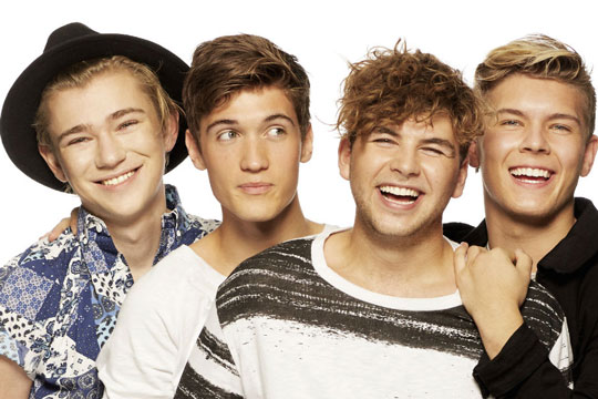 Popul�rt boyband i Musikhuzet