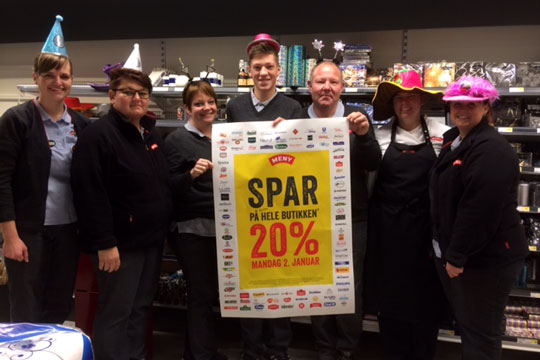 Nyt�rsgave fra Meny R�nne