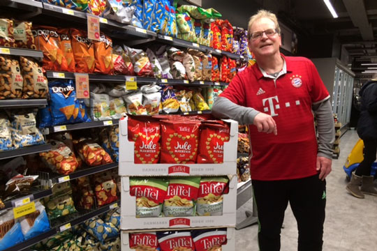 Vandt chips til et �rs forbrug