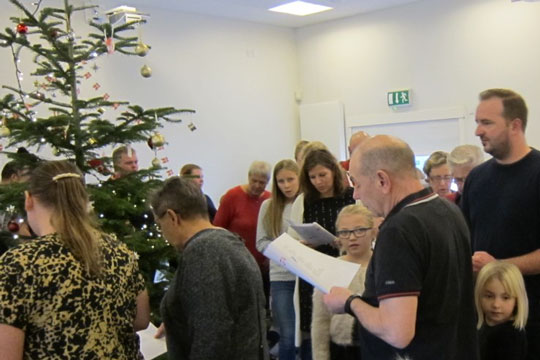 Fuldt hus til 3F�s juletr�sfest