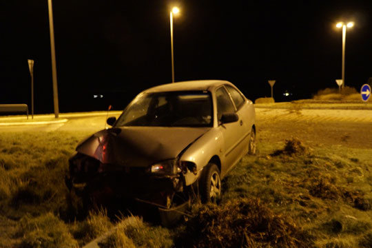 Bilist forsvandt efter trafikuheld