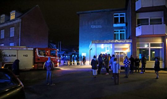 Brandalarm fra Hoffman Kollegiet