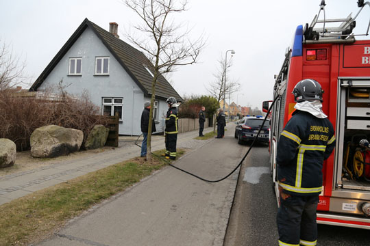 Udrykning til brandalarm fra villa