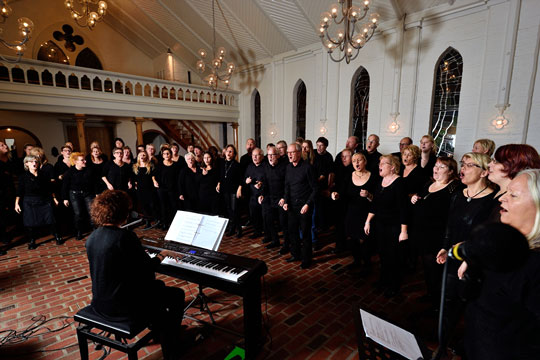Bornholmerkor med ved Tivoli Gospel