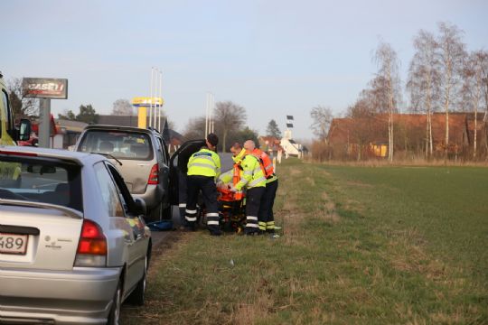 Voldsomt trafikuheld ved Lobb�k