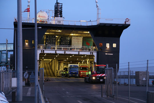 M/S Hammerodde m�tte vende om efter defekt