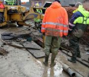 St�rre ledningsbrud i Allinge