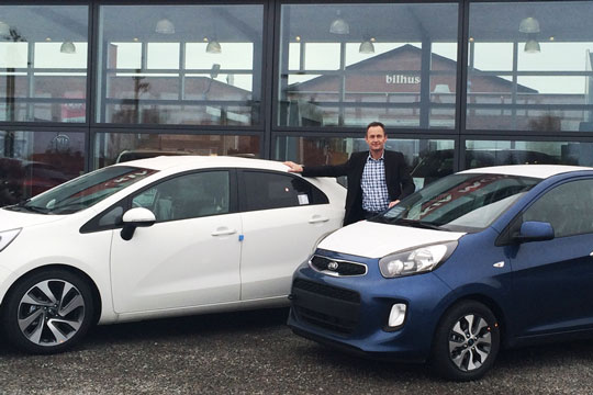 Bilhuset holder �bent alle dage i april