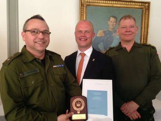 Frivilligpris til hjemmev�rnet