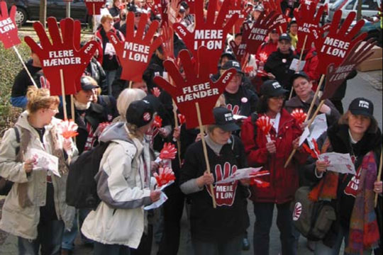 FOA bag demonstration p� St. Torv