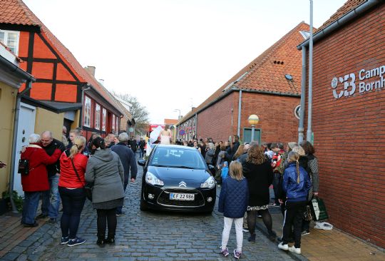 Trafikkaos ved gymnasiefest