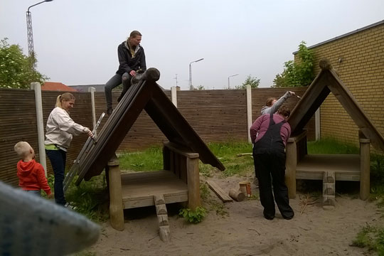 Arbejdsweekend i B�rnehuset