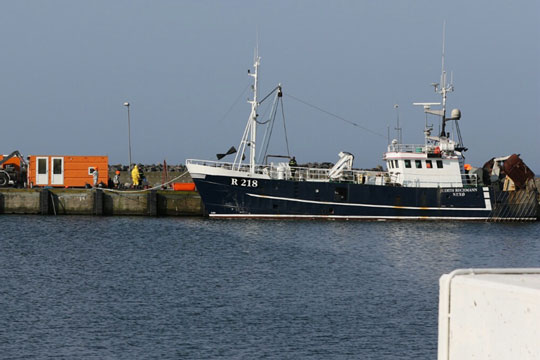 Nex�-kutter fik gasmine i trawlet