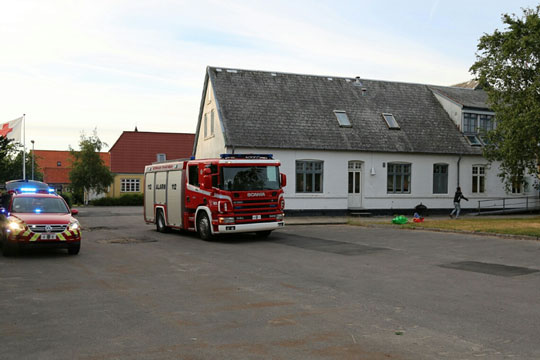Falsk alarm fra asylcenter