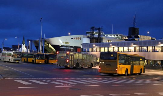 Tre taget med narko ved f�rgen