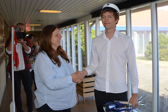 De f�rste studenter fra Campus Bornholm