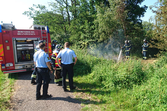 Udrykning til affaldsb�l