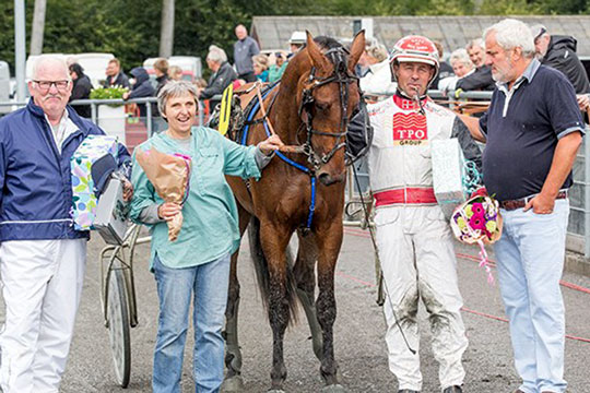 Ny bornholmsk triumf i travsport p� udebane
