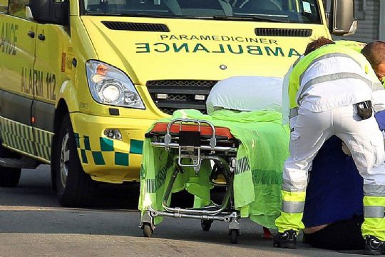 12-�rig pige k�rt ned p� Haslevej