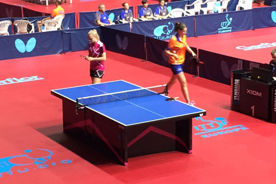 Nicoline Koefoed f�rdig ved EM