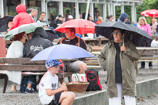 Tilskuerrekord trods regnvejr