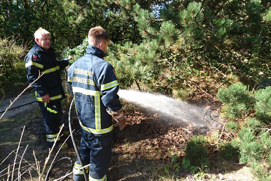 Mistanke om p�sat brand p� Gall�kken