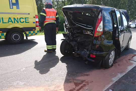 Politiet: Kun en skadet i ulykke