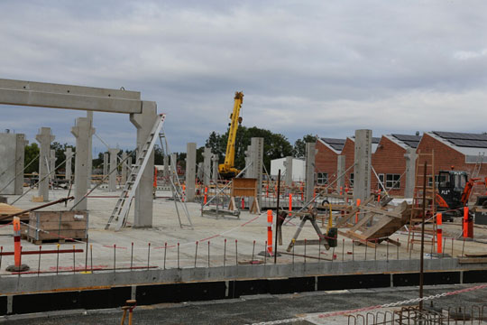 Campus-byggeri rejser sig