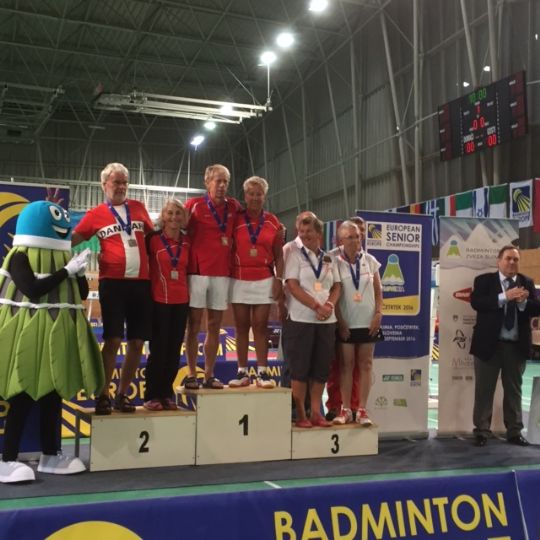 EM-Guld i seniorbadminton