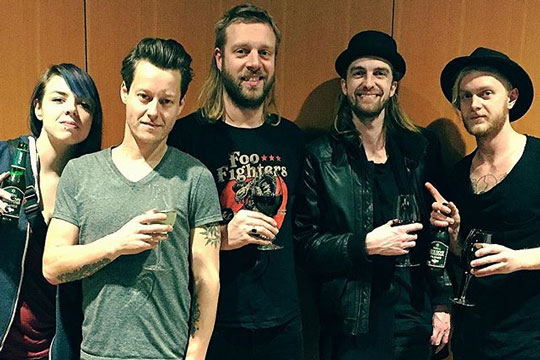 Forholdsvis nyt rockband i Raschs Pakhuz