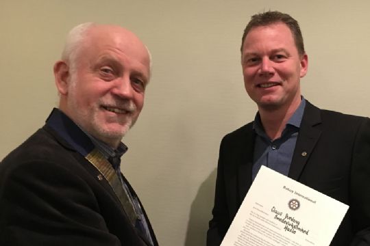 Nyt medlem i Rotary