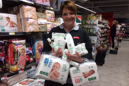 Gratis babypakke fra Meny i R�nne