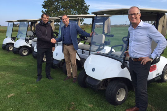 Golfklub har leaset 19 nye golfbiler