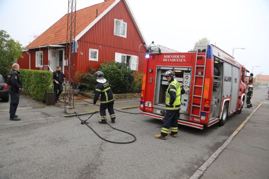 Brand i villa i R�nne