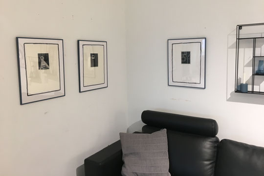 Syv lokale kunstnere udstiller i Inhouse