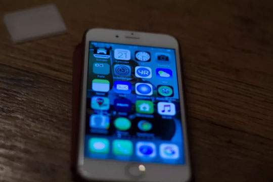 Smartphone stj�let p� stadion