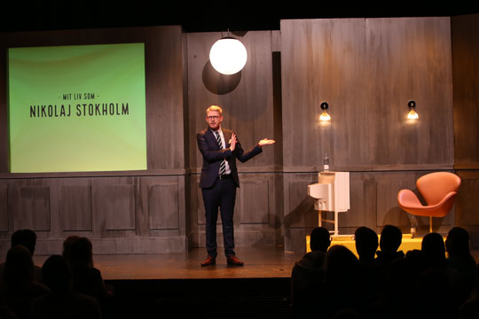 Nikolaj Stockholm leverede gode grin