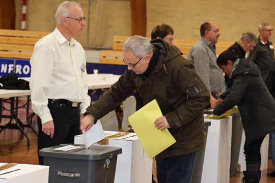 Stemmeprocent faldt til 75,6