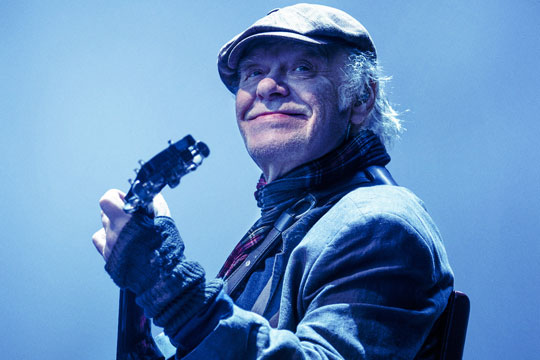 Kim Larsen p� genvisit p� Bornholm