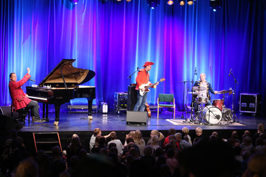 Sigurd fortalte Danmarks historie i Musikhuzet