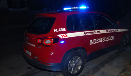 Brand i skorsten i Allinge