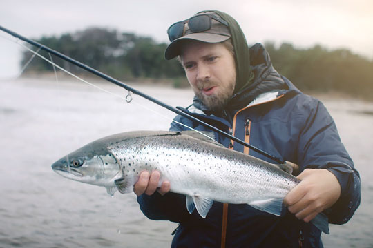 Film om fluefiskeri optaget p� Bornholm